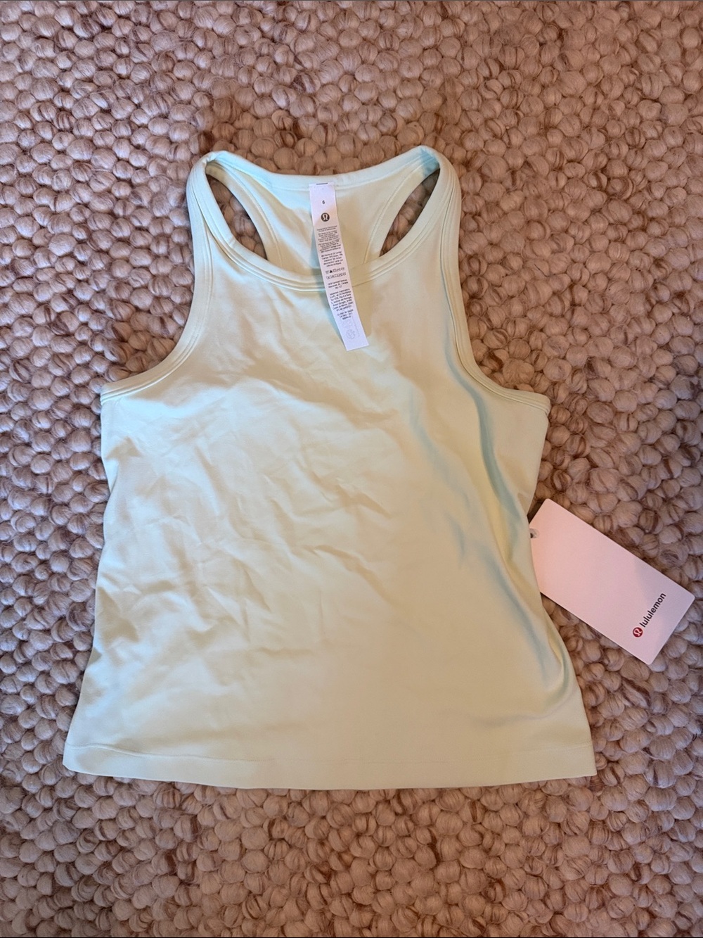 NWT Lululemon Align Tank matcha magic size 6